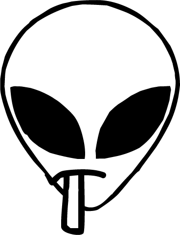 Alien With Blunt - Alien With A Blunt (368x479)