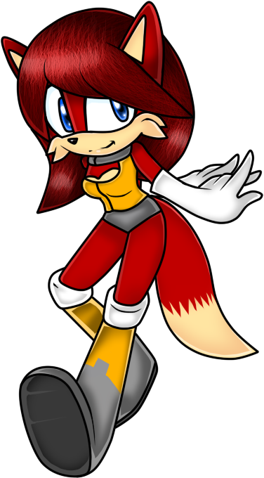 Tails Amy Rose Sonic The Hedgehog Cream The Rabbit - Fiona The Fox Nice (376x680)