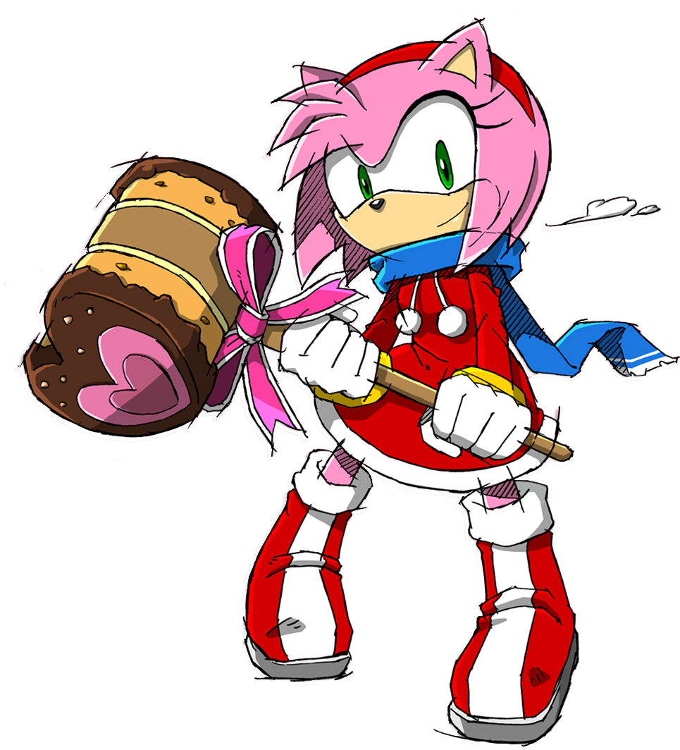 { Click The Amy Above For Relations } - Amy Rose Sonic Channel (974x1063)
