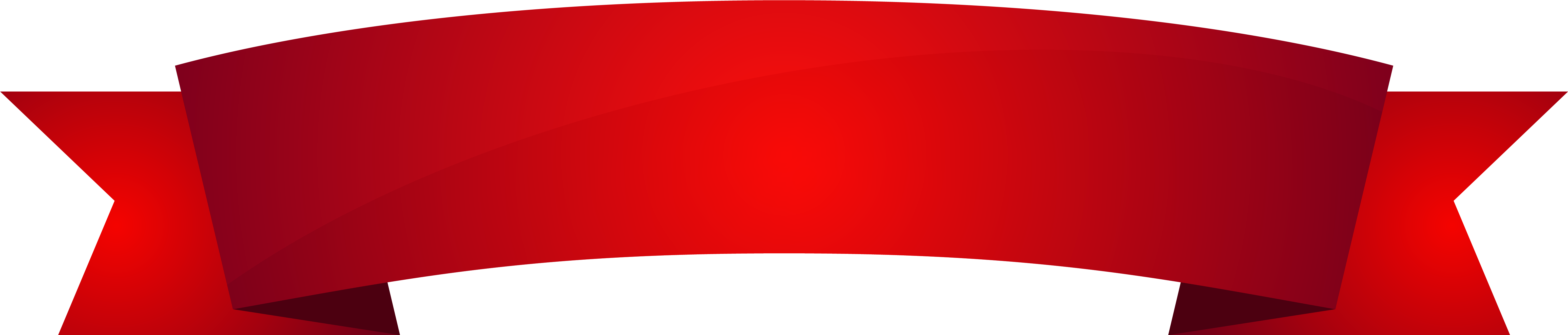 Banner Red Clipart Image - Red Ribbon Banner Png (6434x1520)