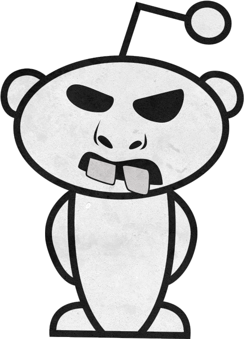 Made A Die Antwoord Reddit Alien For The Zeffest Fuckin' - Reddit Alien (597x771)