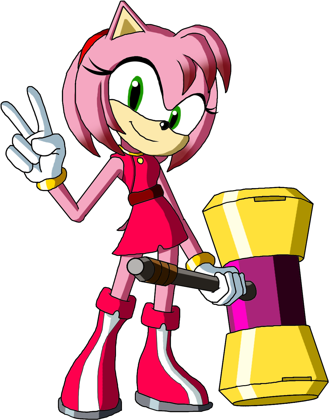 Amy - Sonic Reboot 2016 Deviantart (1195x1503)