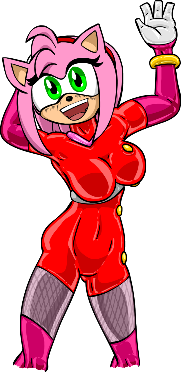 Amy Rose's Tight Outfit By Shennanigma - Amy Rose Latex (624x1281)