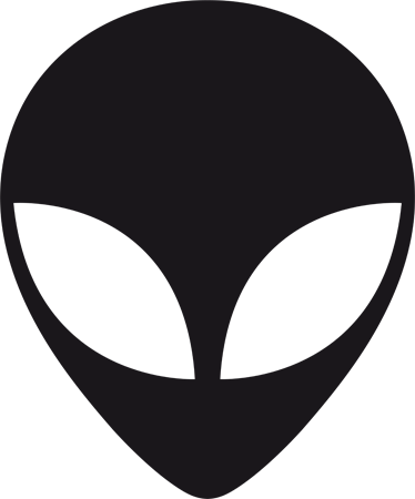 Wall Color - Alien Logo Transparent Background (374x450)