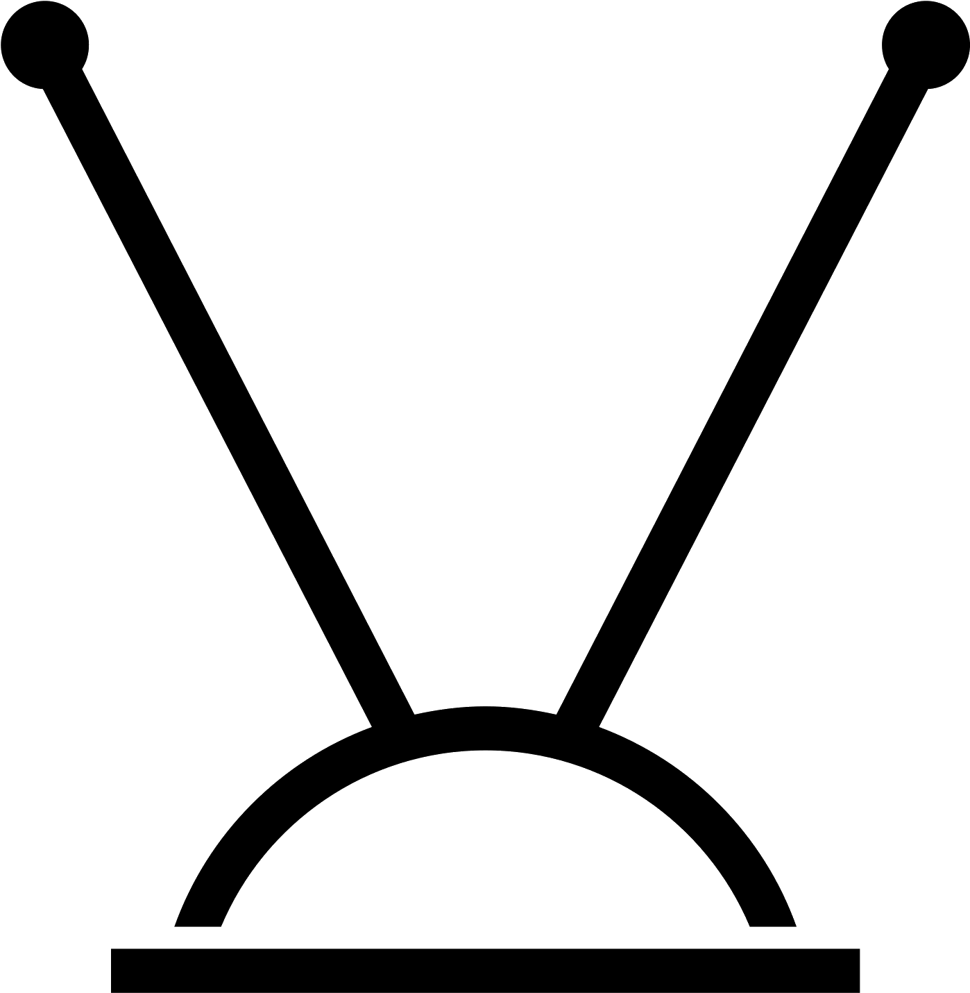 Television Clipart Tv Antenna - Tv Antenna Icon (1600x1600)