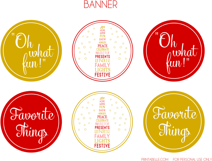 Download The Free Holiday Printables Here - Holiday Party Favorite Things (776x600)