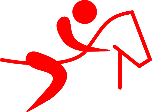 Mathematics Pictograph Clipart - Equestrianism (600x444)