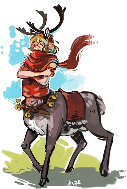 Hreinn - Human Deer Hybrid (521x650)