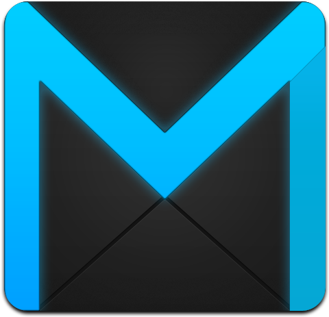 Gmail, Ice Icon - Blue Gmail Icon Png (512x512)