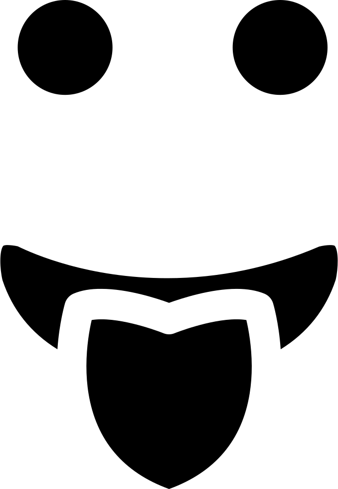 Emoticon Square Rounded Face With Tongue Out Of The - Circle (678x980)