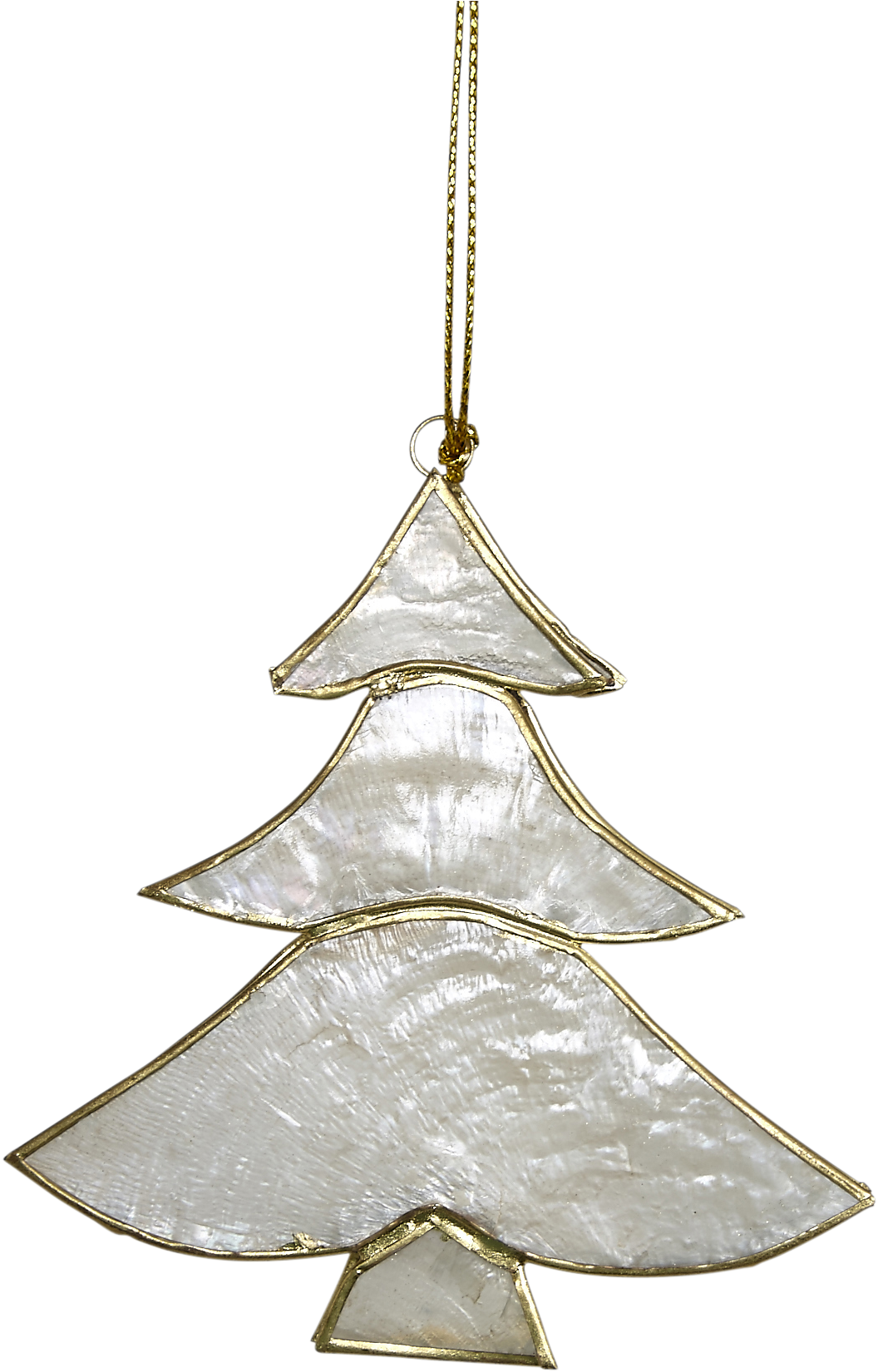 Capiz Christmas Tree Ornament - Capiz Christmas Tree Ornament 3.5" (1250x1816)