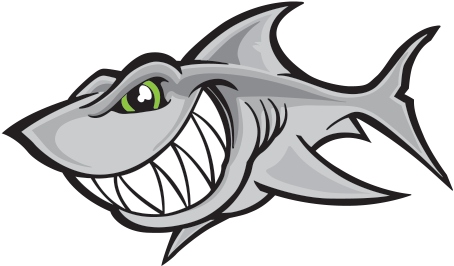 Printed Vinyl Cartoon Shark Smile Stickers Factory - Vinyl Stickers Decals Funny Shark Car Motorcycle Garage (600x600)