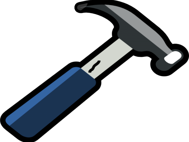 Hammer Clipart Cartoon - Cartoon Image Of Hammer (640x480)