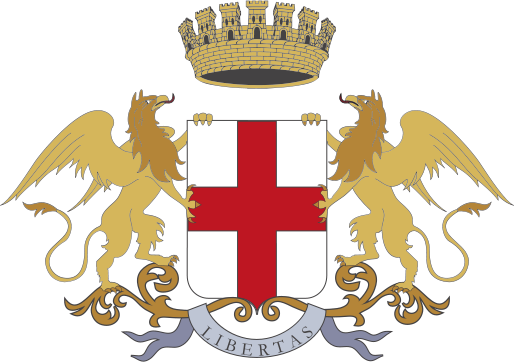 Like Most American Historians, I Know Little Of The - Genoa Coat Of Arms (514x362)
