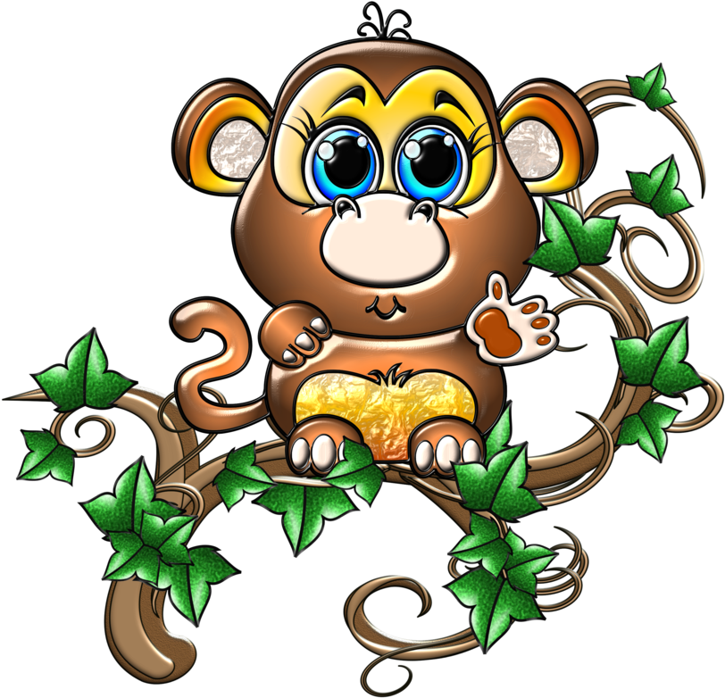 Horoscopo Chino 2018 Mono By Creaciones Jean - Cartoon (2476x2422)