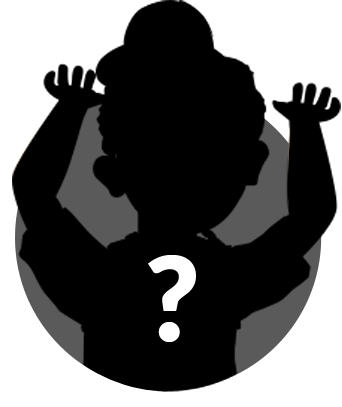 He Stood On The Sidewalk, Leaning On The Metal Railings - Silhouette (342x407)