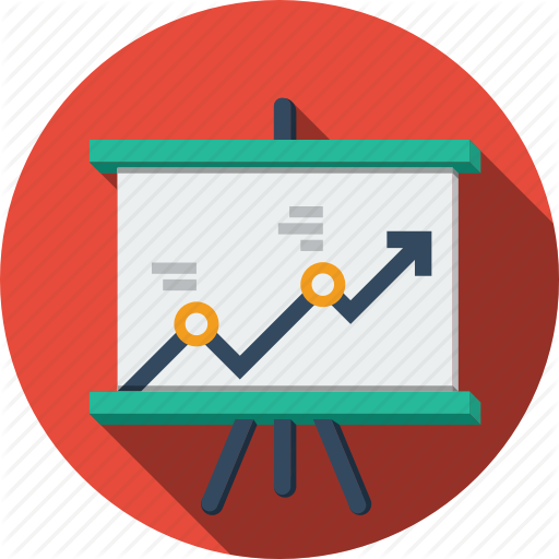 Analytics, Arrow, Arrows, Business, Chart, Diagram, - Graph Flat Icon Png (512x512)
