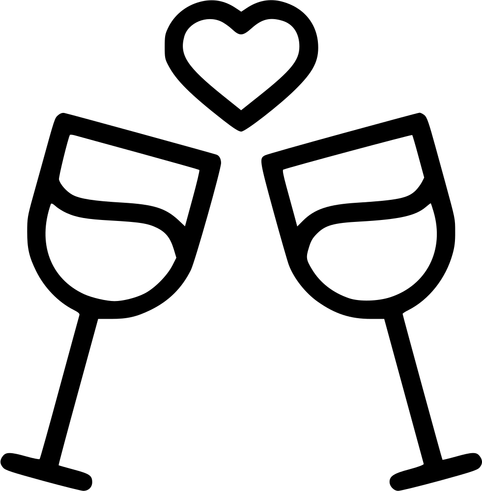 Romantic Valentine Wine Alchohol Date Dinner Comments - Symbol Sektampfang (981x1000)