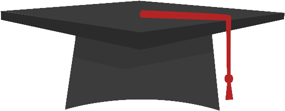 Graduation Cap Icon - Graduation Hat Flat Png (800x800)