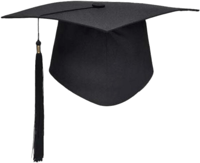 Black Graduation Hat - Transparent Background Graduation Hat (800x800)