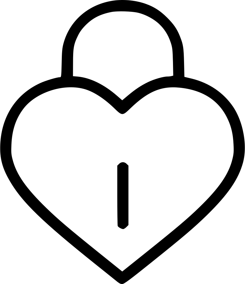 Romantic Valentine Valentines Day Heart Lock Comments - Heart (844x980)