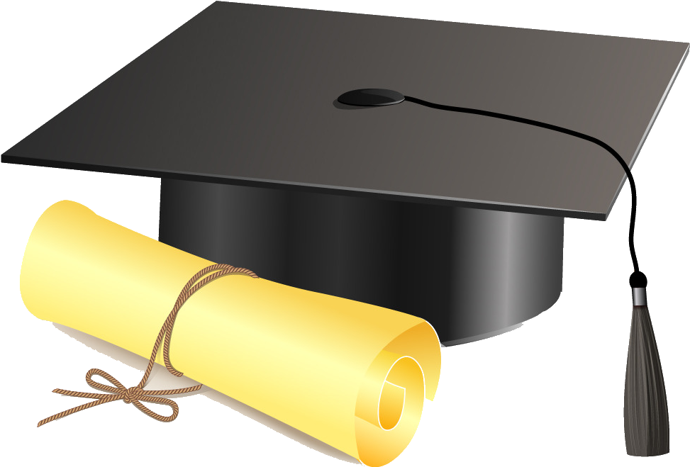 Square Academic Cap Graduation Ceremony Diploma Clip - Graduation Cap And Diploma Png (1500x1500)
