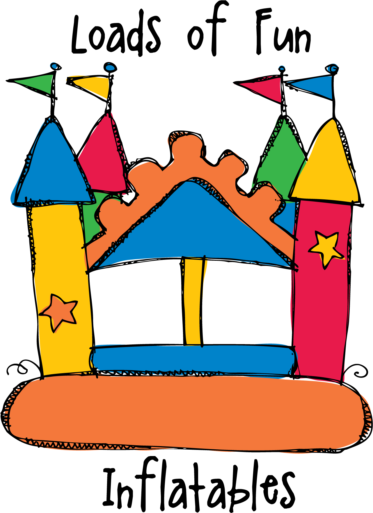 Loads Of Fun Inflatables - Großes Schlag-mädchen-3. Geburtstags-t-shirts Und Postkarte (1700x1796)