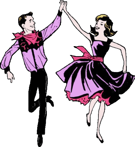 Square Dance Clip Art - Square Dance Clipart (461x500)