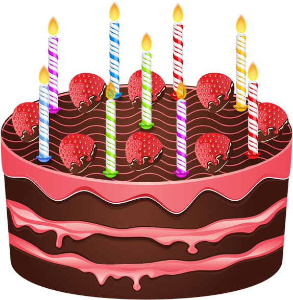 Birthday Cake Png Transparent Clip Art Image - Birthday Cake Png Transparent (592x600)