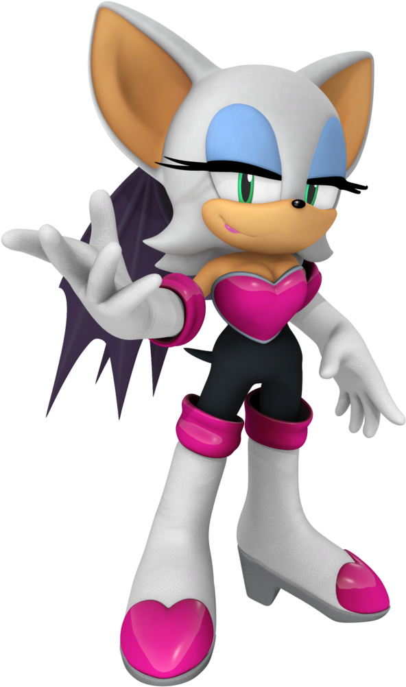 Rouge The Bat - Rouge The Bat 3d (1024x1024)