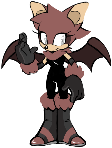 “ New Oc Of Mine, Meek The Bat More Information - Sonic Fan Character Cat Kimono (500x615)