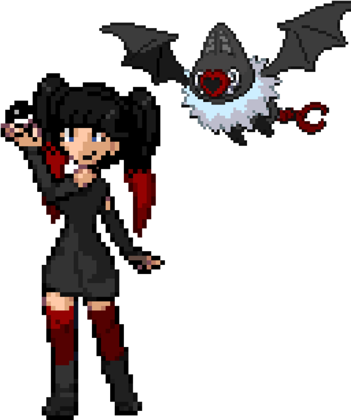 Trainer Nikinapalm Custom Swoobat By Pokegamer24 - Swoobat Sprite (894x894)