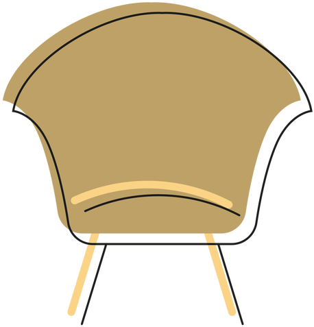 Icono Moderno De La Silla Lateral Transparent Png - Chair (512x512)