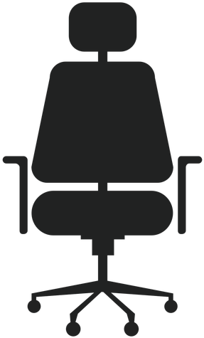 Reposacabezas Oficina Silla Plana Icono Transparent - Chair (512x512)