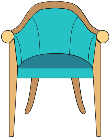 Dibujos Animados De Silla Vintage Transparent Png - Transparent Cartoon Chair (512x512)