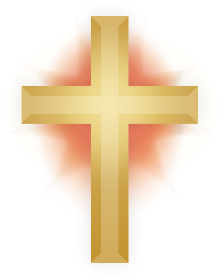 Christian Cross Png Yellow - Christian Cross (528x600)