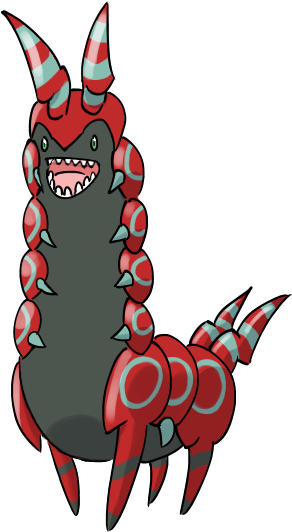 Odd Red Cartoon Fictional Character Mythical Creature - Clip Art (358x556)