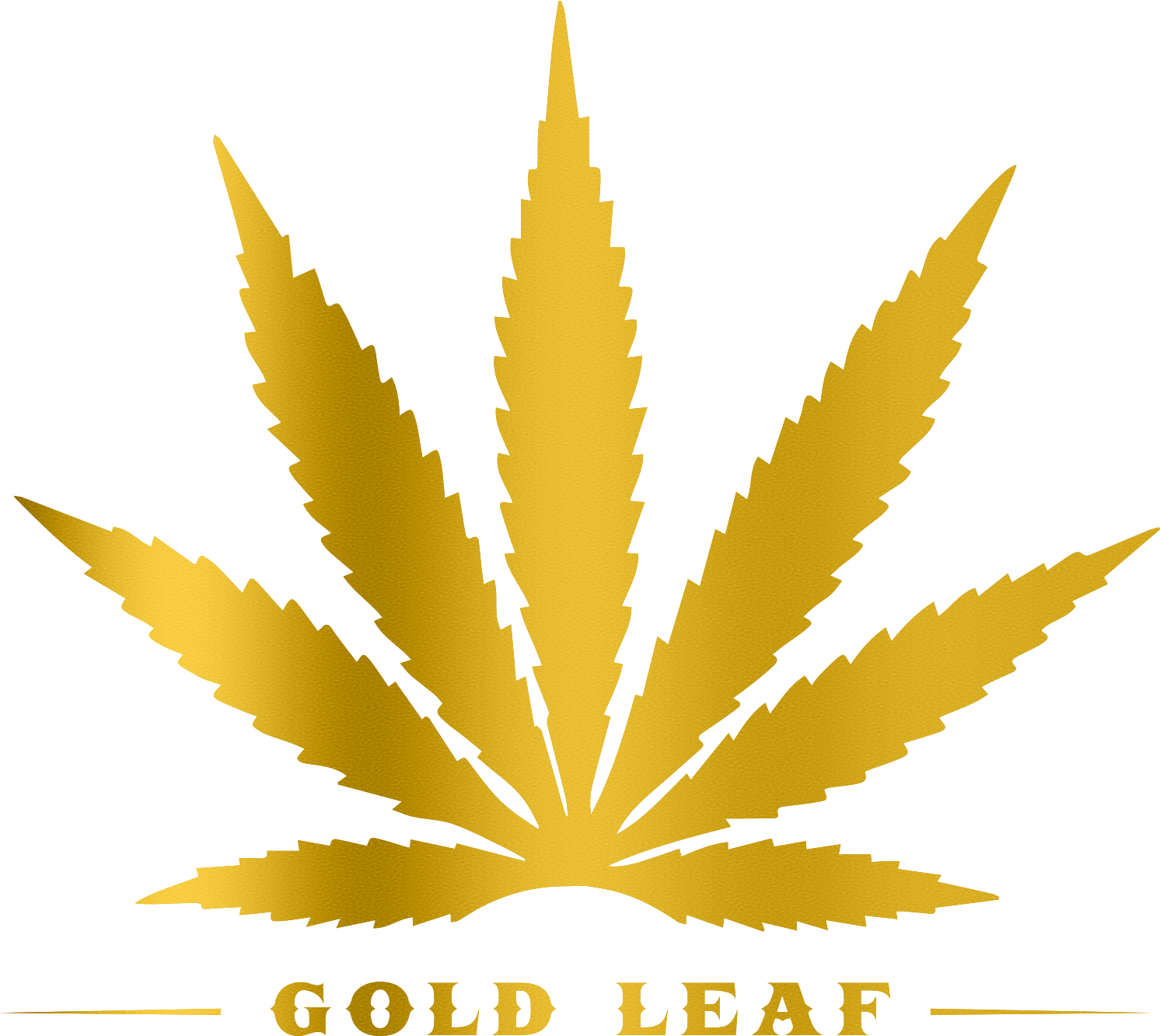 Gold Leaf Beer - Weed Leaf Clip Art (1491x1540)