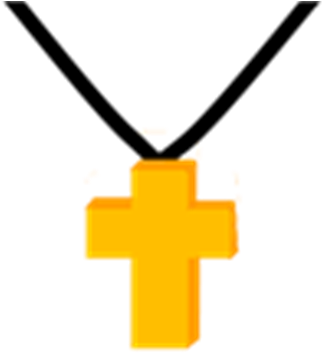 Gold Cross Necklace - Cross (420x420)