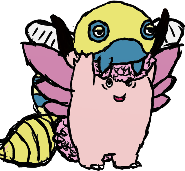 Clefable Holding A Dunsparce - May 15 (762x1048)