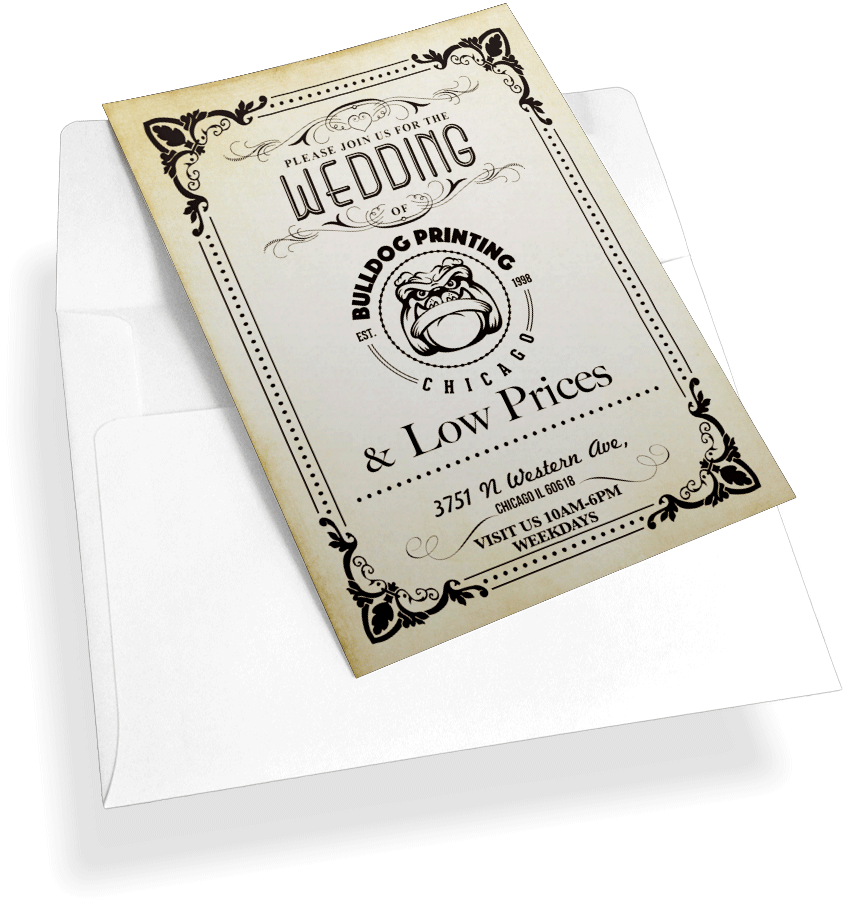 Invitations And Stationery Chicago Wedding Invitation - Wallet (882x947)