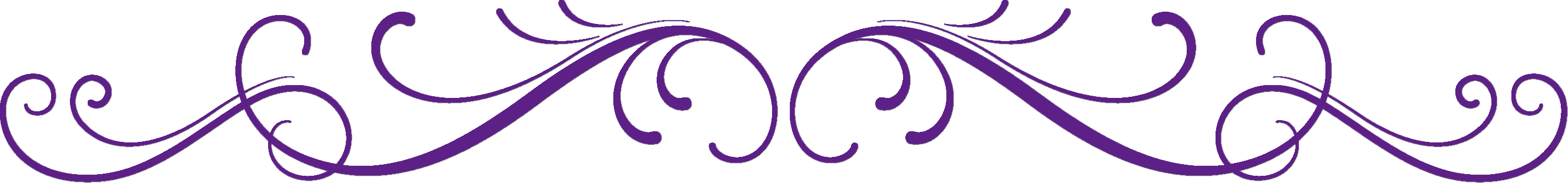 Purple Clipart Divider - Purple Page Divider Png (2825x329)