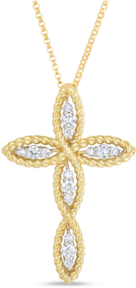 Mens Yellow Gold Cross Necklace (600x600)