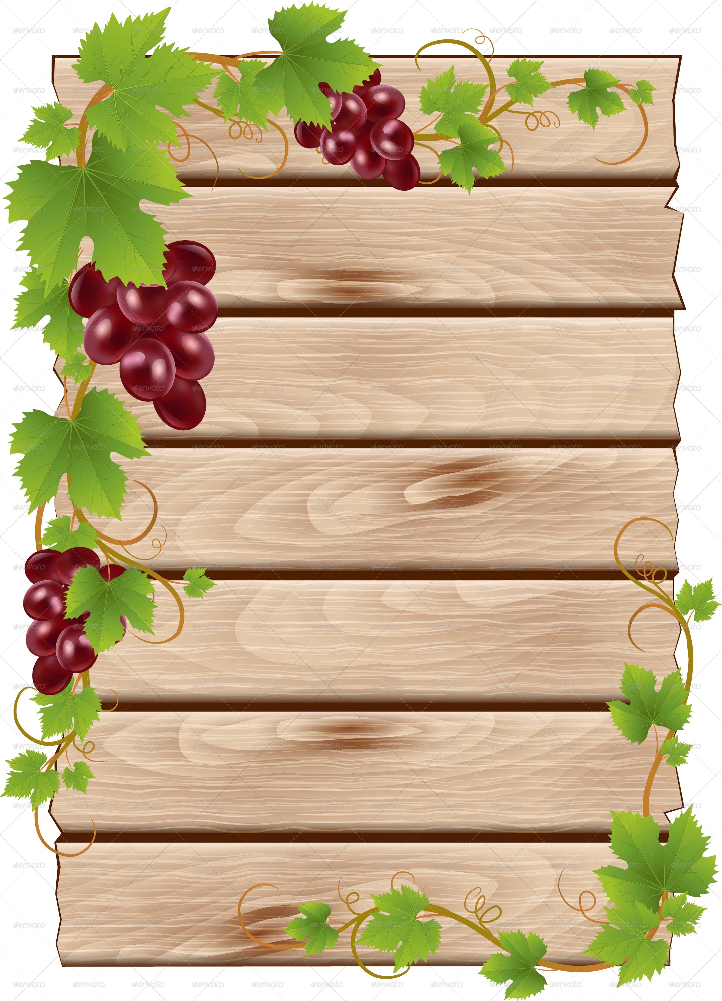 Background With Grapes Background With Grapes - Grape (2397x3324)