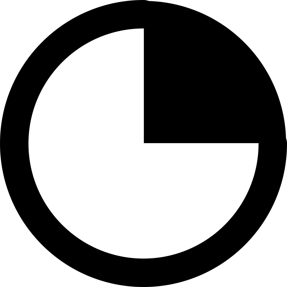 Pie Chart Comments - Time Symbol (980x980)