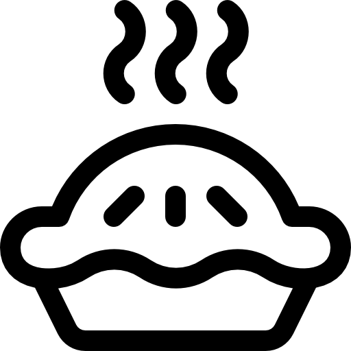 Meat Pie Free Icon - Meat Pie Clip Art (512x512)