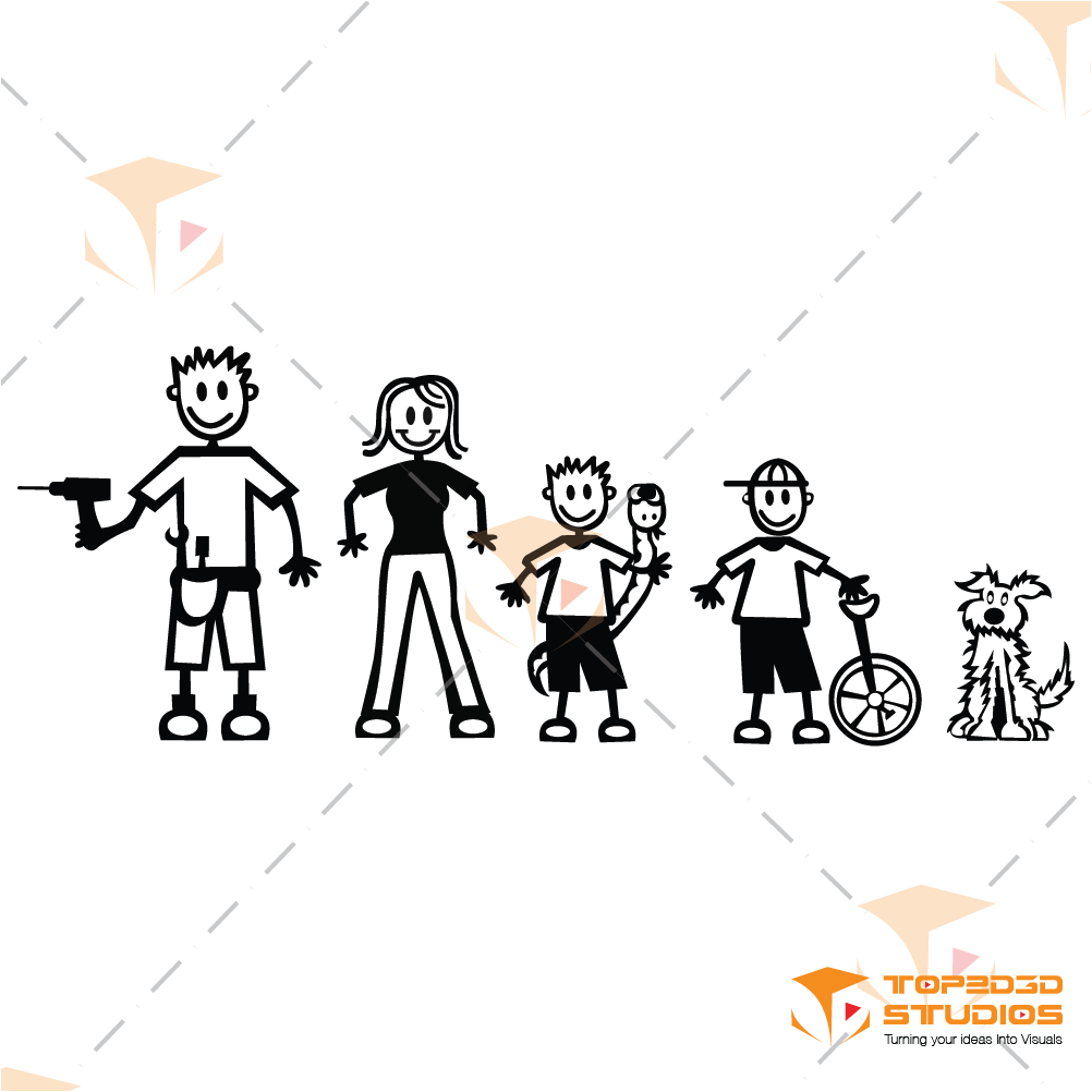 Wedding Stick Figure Couple Free Vector - My Stick Figure Family (1002x1002)