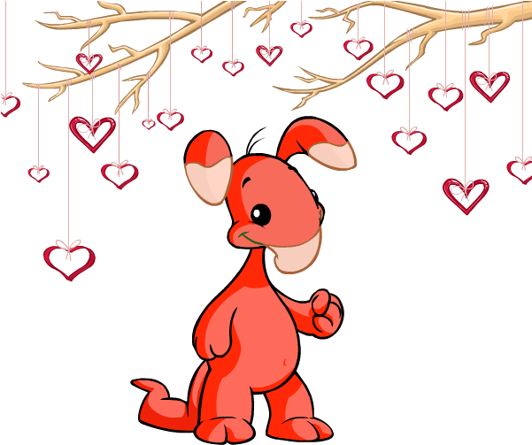 And For Neopets Looking To Be Surrounded By Love This - Chocolate Blumaroo (600x600)