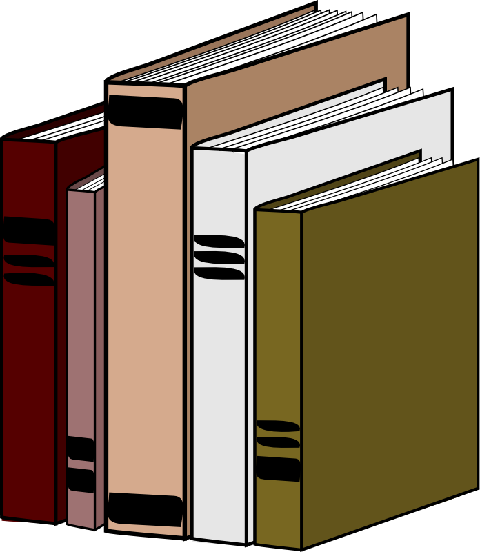 Fat Lady Sings Picture - Png Row Of Books (696x800)