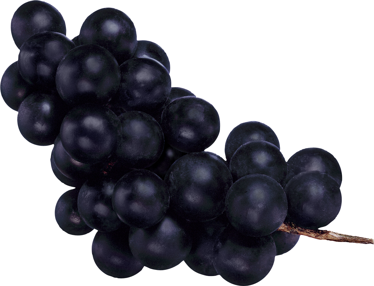 Grape Png Image - Темный Виноград Png (1275x975)